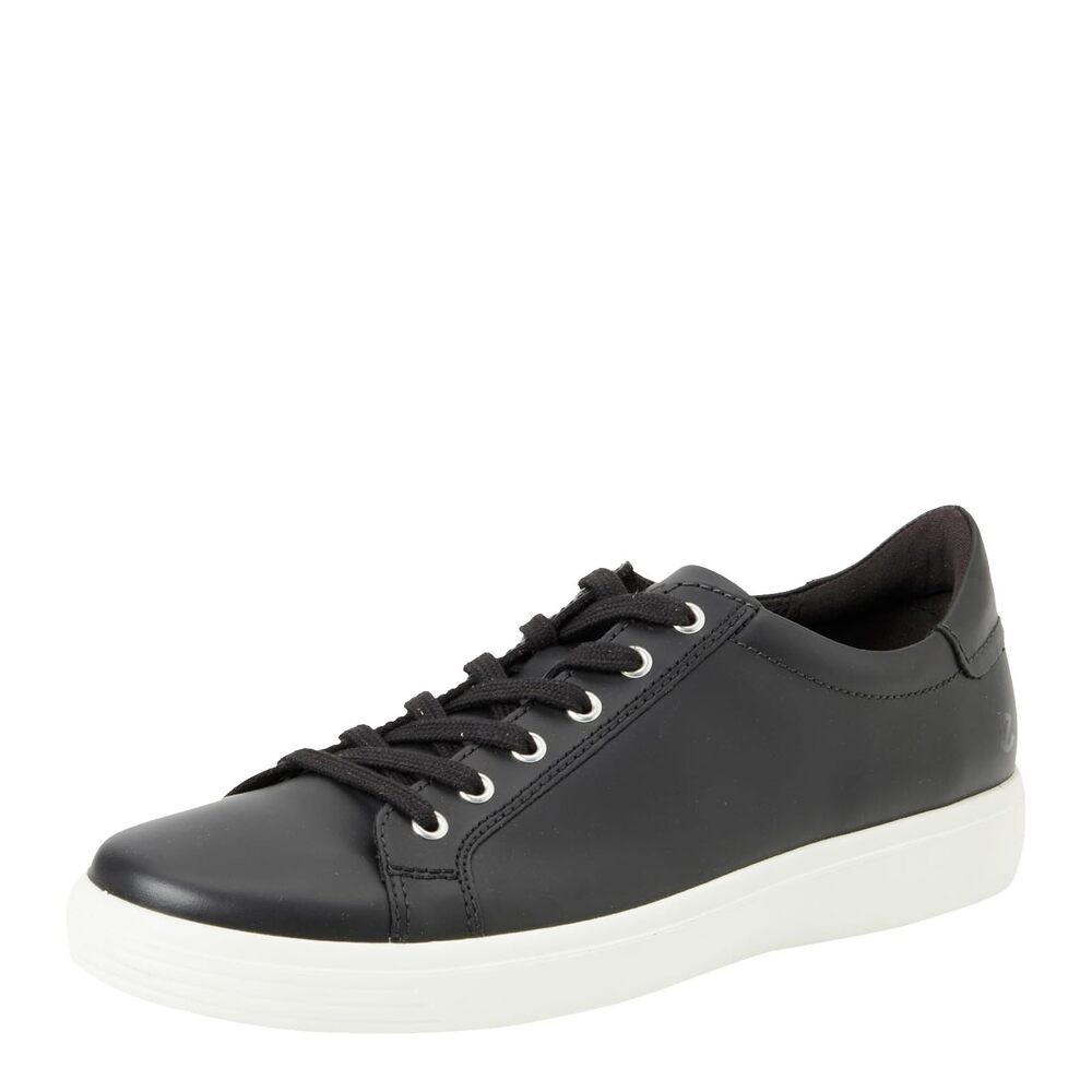 NWT ECCO Men's, Soft Classic Sneaker Black 10-10.5, Black